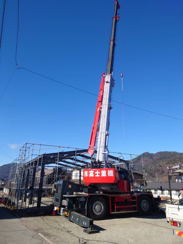 鉄骨倉庫の建て方
